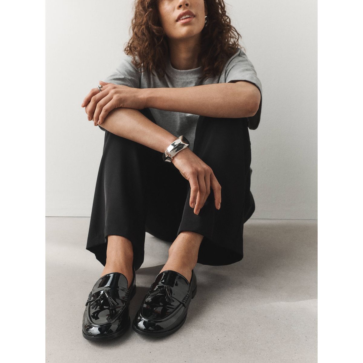 Mocassins à glands forever comfort® noir, NEXT
