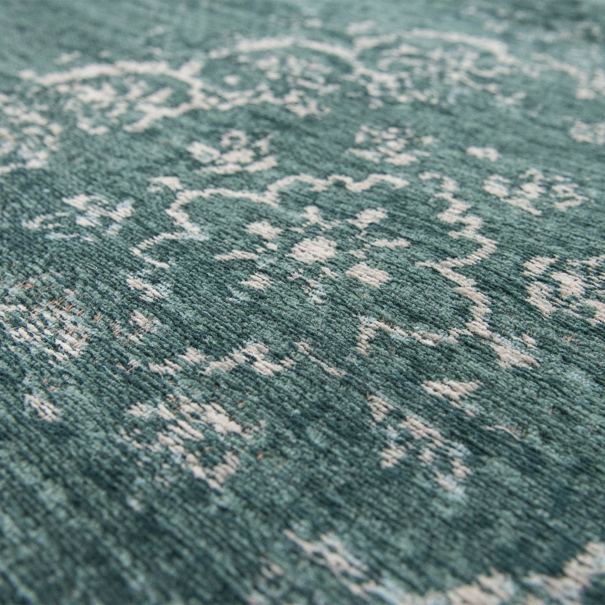 Tapis intérieur/extérieur tissé plat STONY vert, NOVATREND