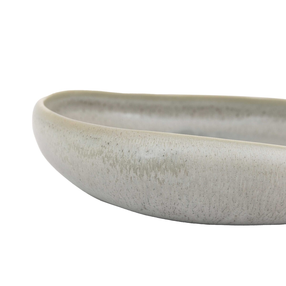 Set of 4 Pebble Glaze Pasta Bowls dove grey, ÉDITÉ