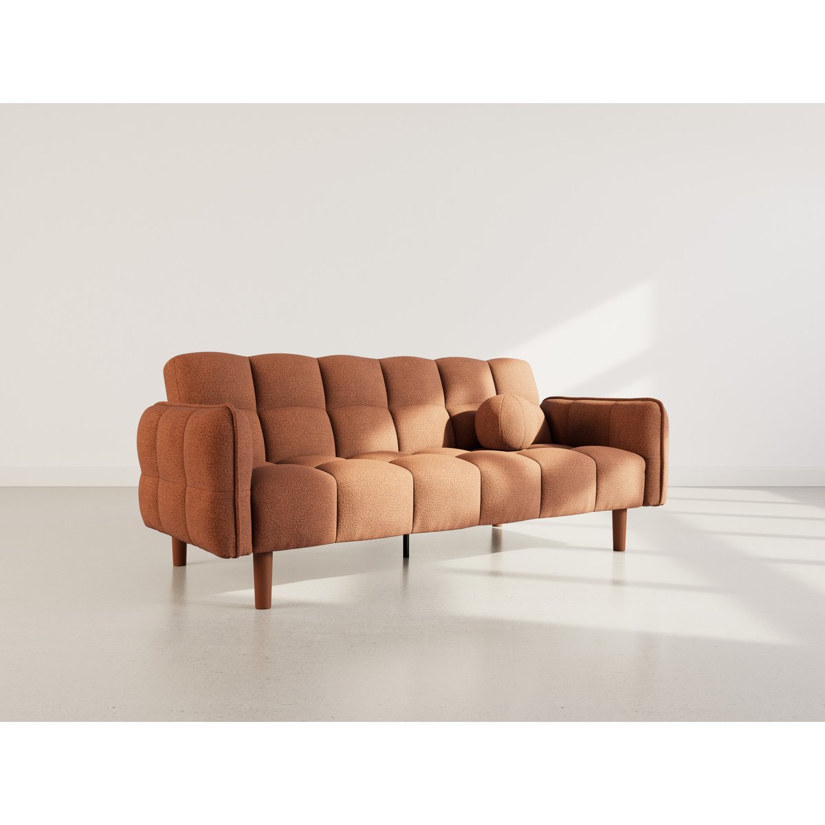 Canapé Clic-clac en 2 places - ADAM terracotta, BEST MOBILIER