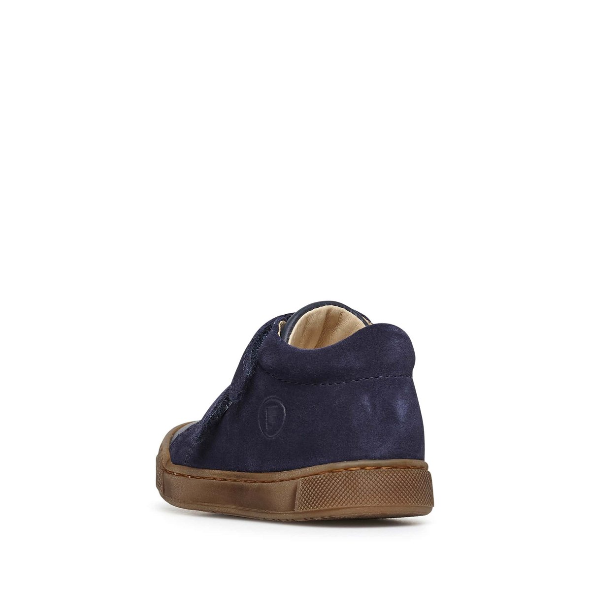 Baskets en cuir et suède SNOPES VL marine, FALCOTTO