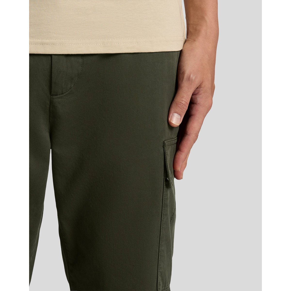 Pantalon poche cargo vert olive, LYLE & SCOTT