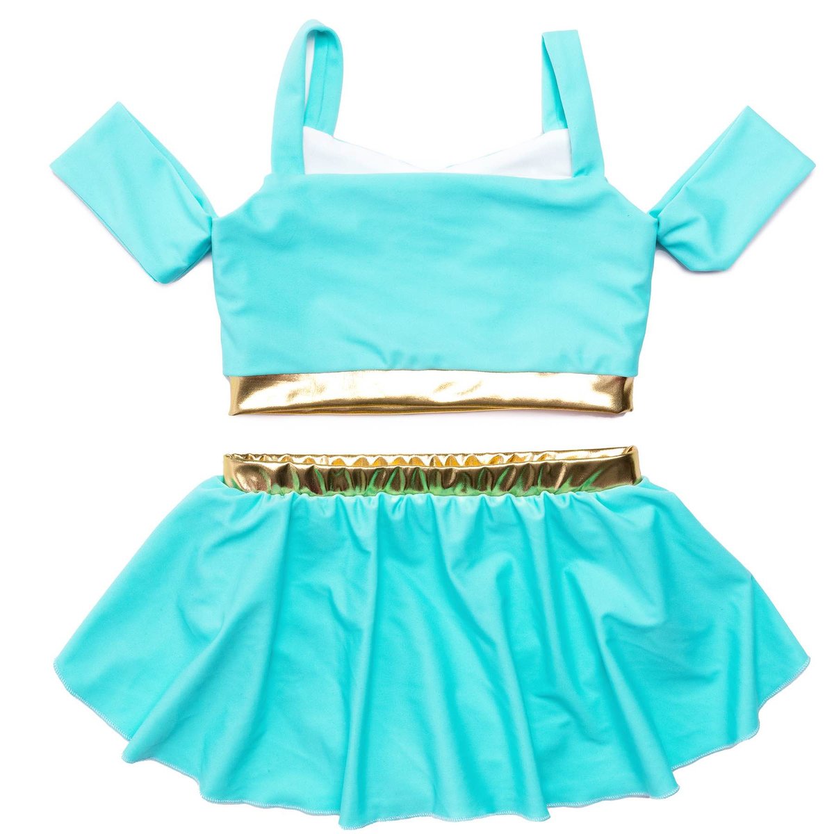 Maillot de bain 2 pièces princesse vert, GREAT PRETENDERS