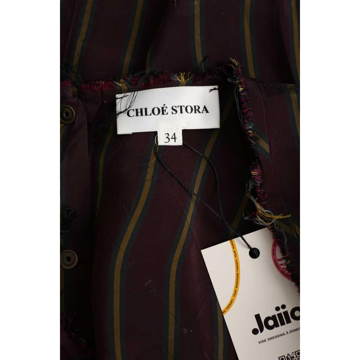 Blouse - Très Bon État bordeaux, CHLOE STORA