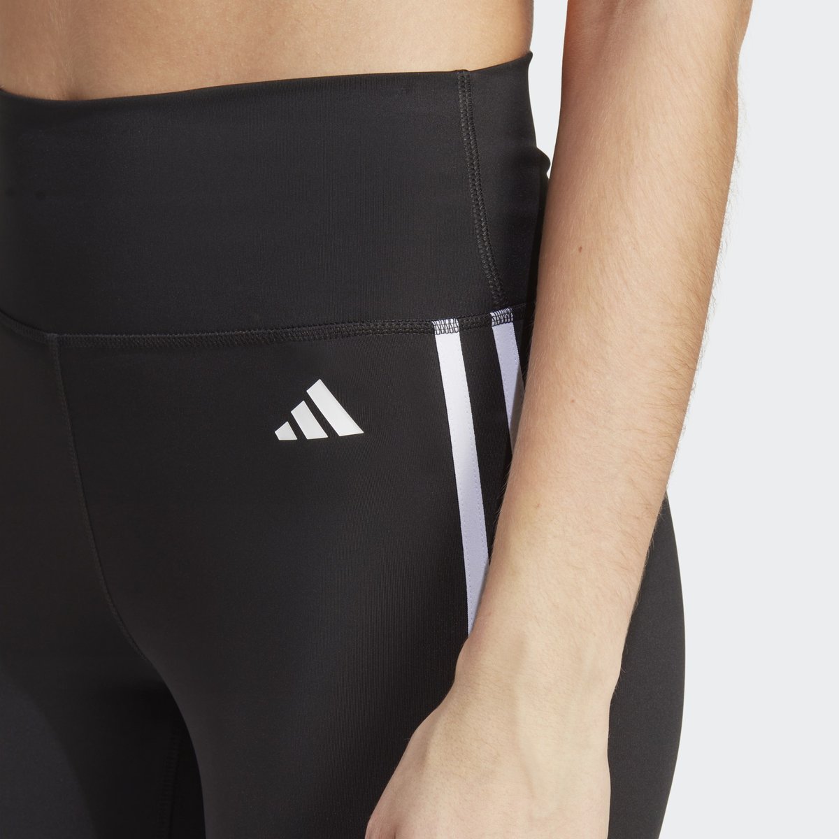 Legging 3/4 taille haute Essentials 3 Stripes black, adidas Performance