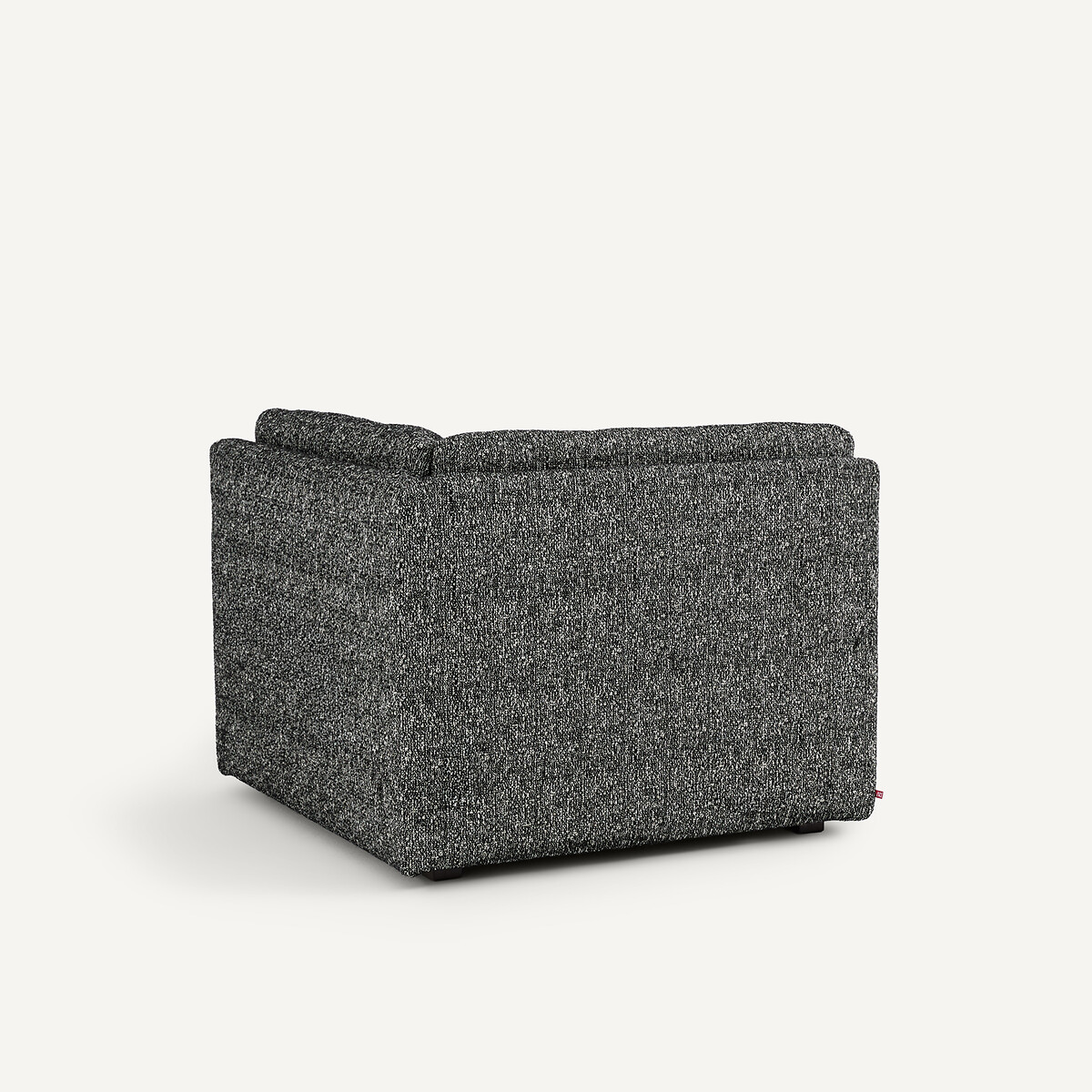 Angle 90° modulable, en bouclette, GIULIANO noir, AM.PM