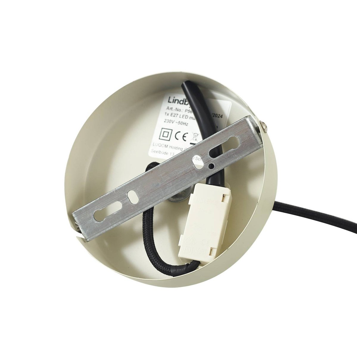 Suspension en métal moderne, Elover vert clair, LINDBY