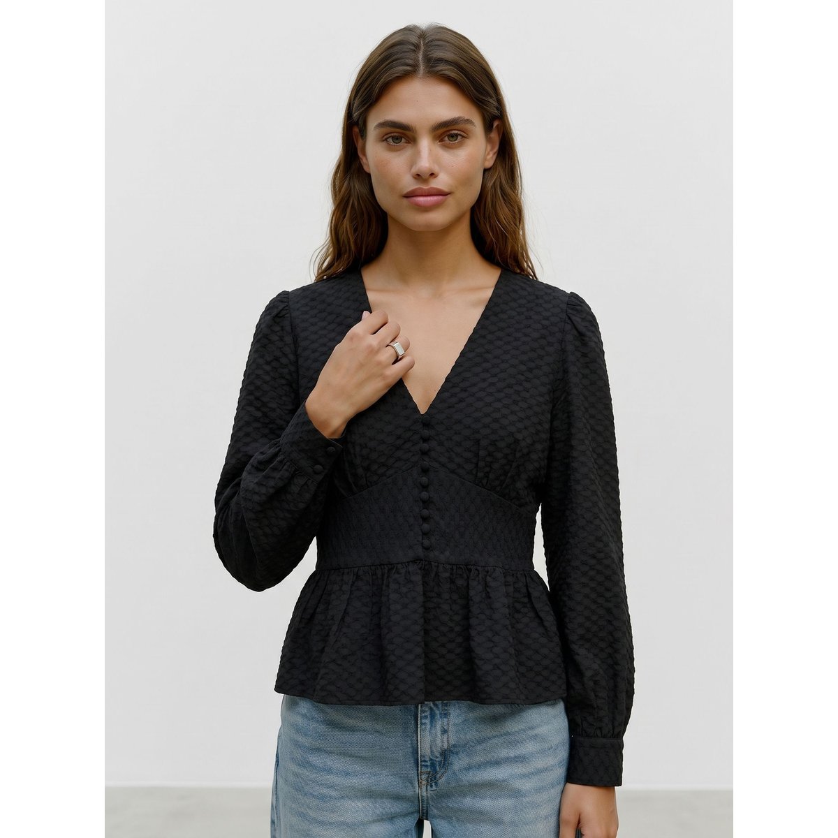 Blouse noire - black, VERO MODA