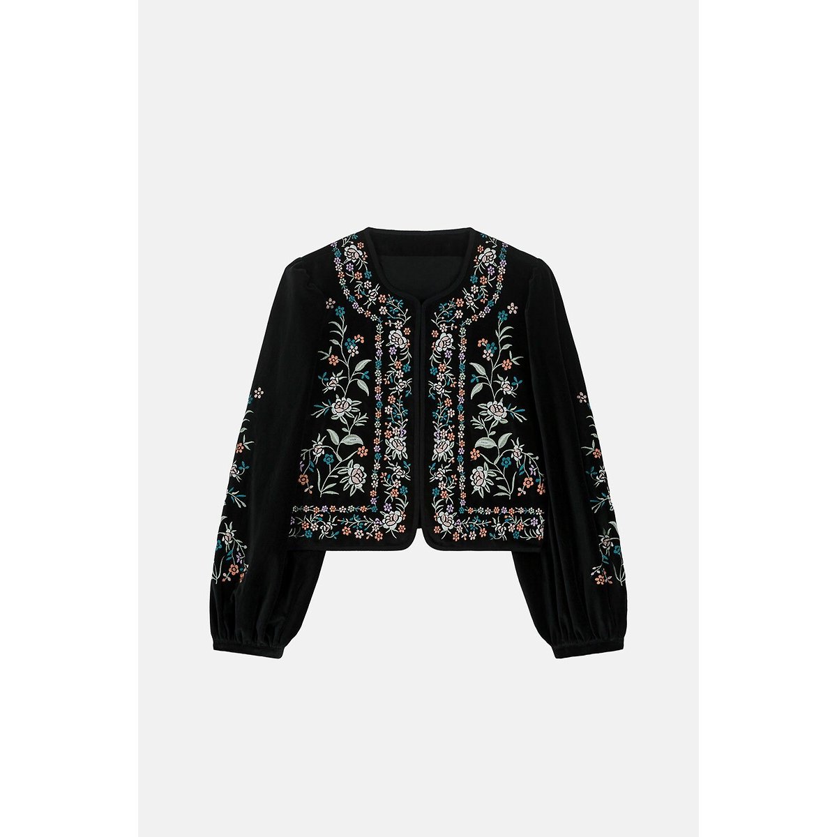 Duras Embroidered Velour Jacket 90006527, LOUISE MISHA