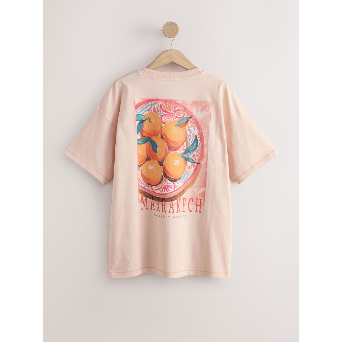 T-shirt de plage imprimé orange, NEXT