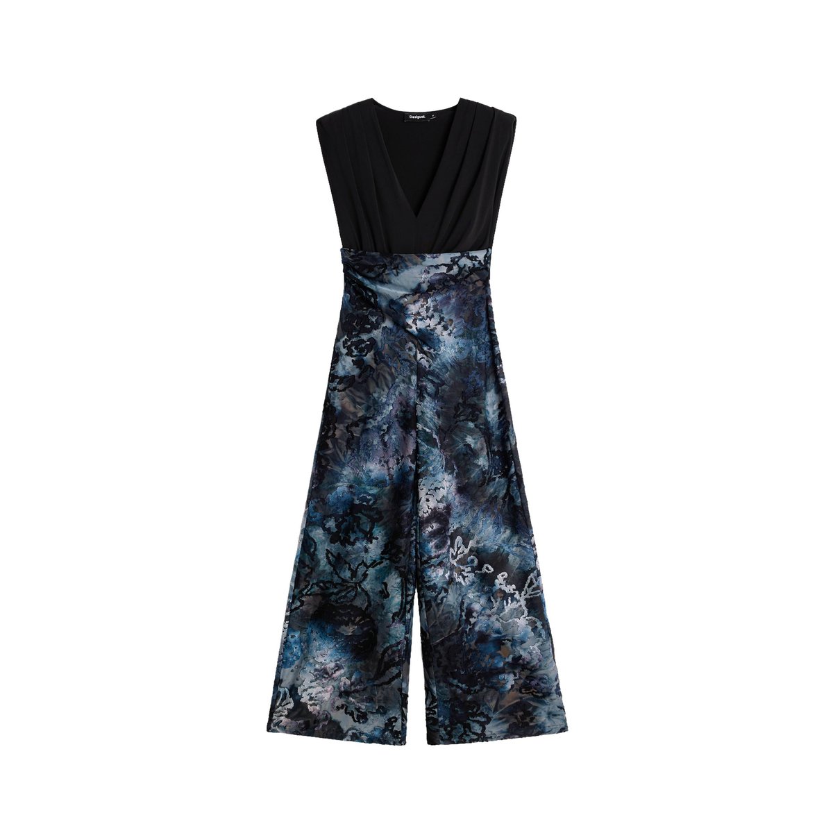 Combinaison longue floquée bleu, DESIGUAL