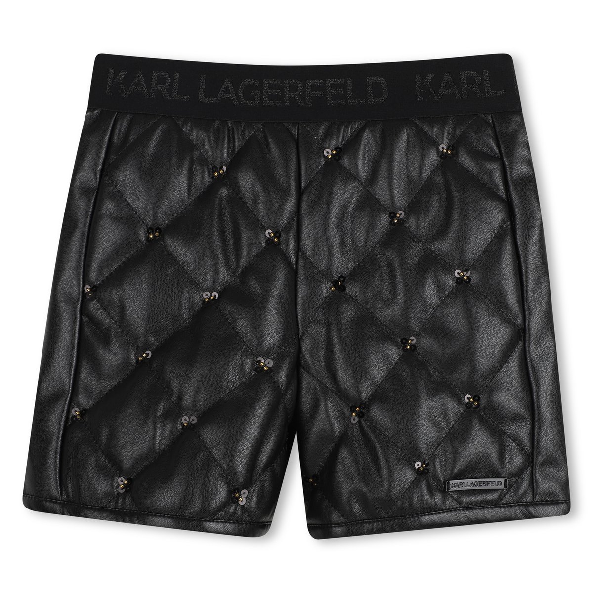 Bermuda avec strass black, KARL LAGERFELD KIDS