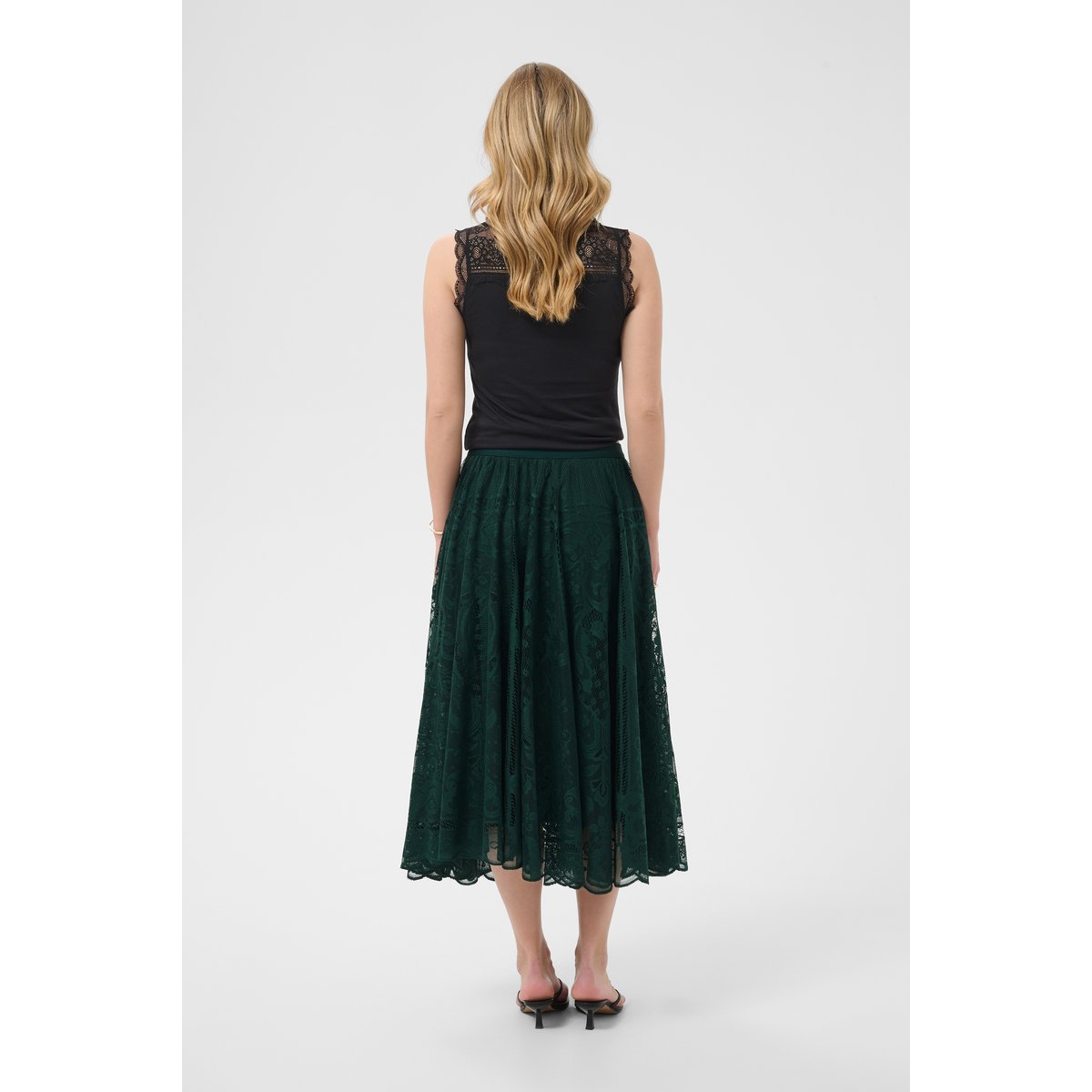 Jupe casual vert ponderosa pine, CREAM