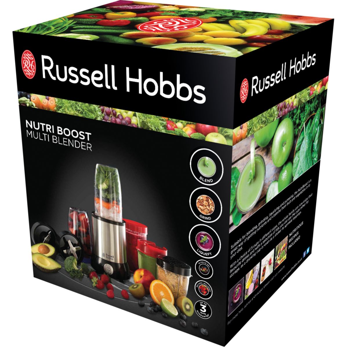 Blender Nutriboost 23180-56 inox, RUSSELL HOBBS
