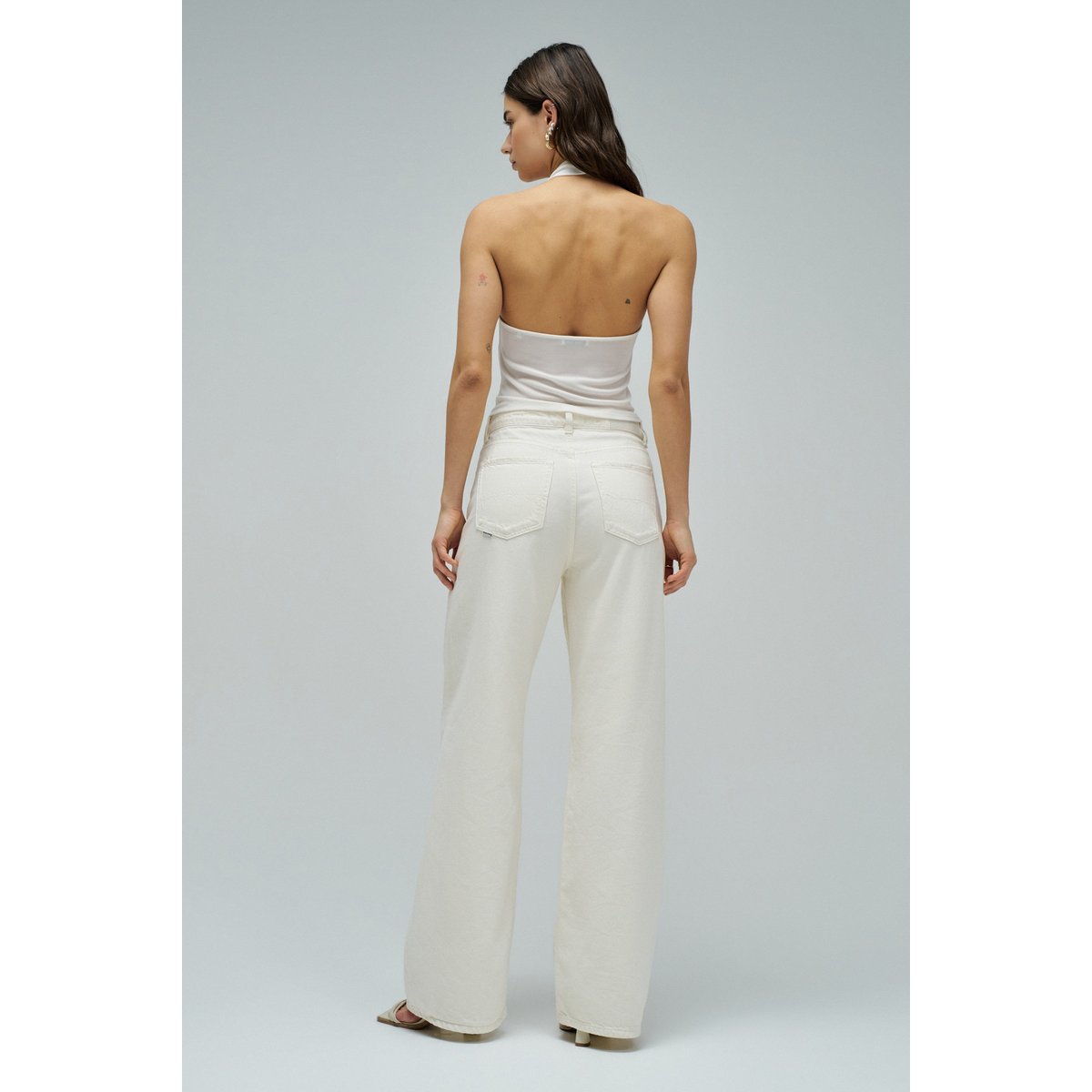 TOP AVEC APPLICATION FLORALE beige, SALSA JEANS