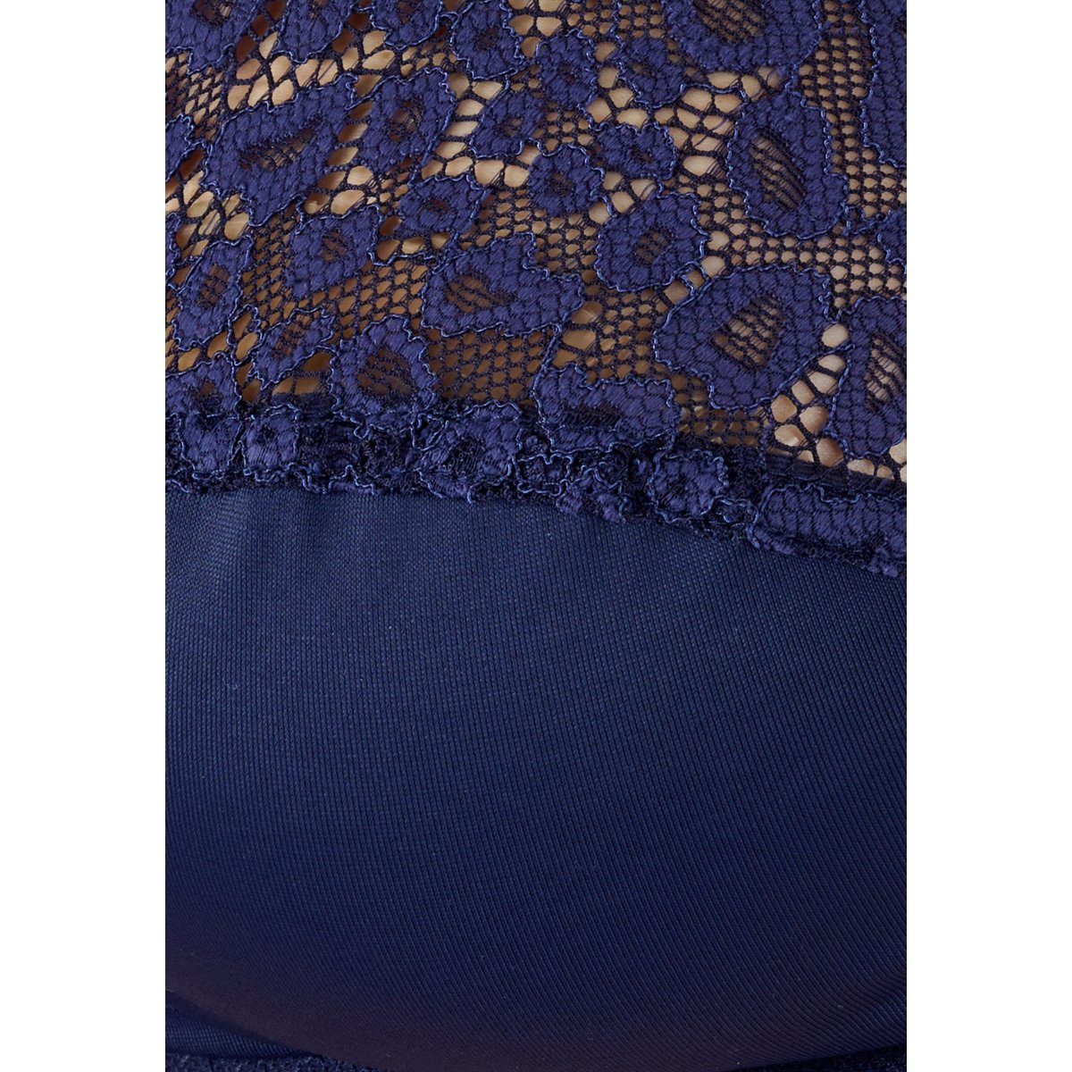 Soutien-gorge sans armatures, grand maintien bleu marine, DAMART
