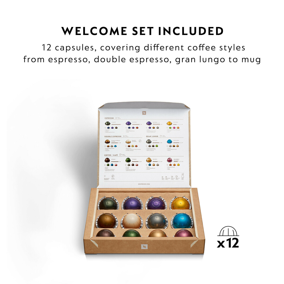 Nespresso by De'longhi Vertuo Lattissima Coffee Pod Machine white, NESPRESSO