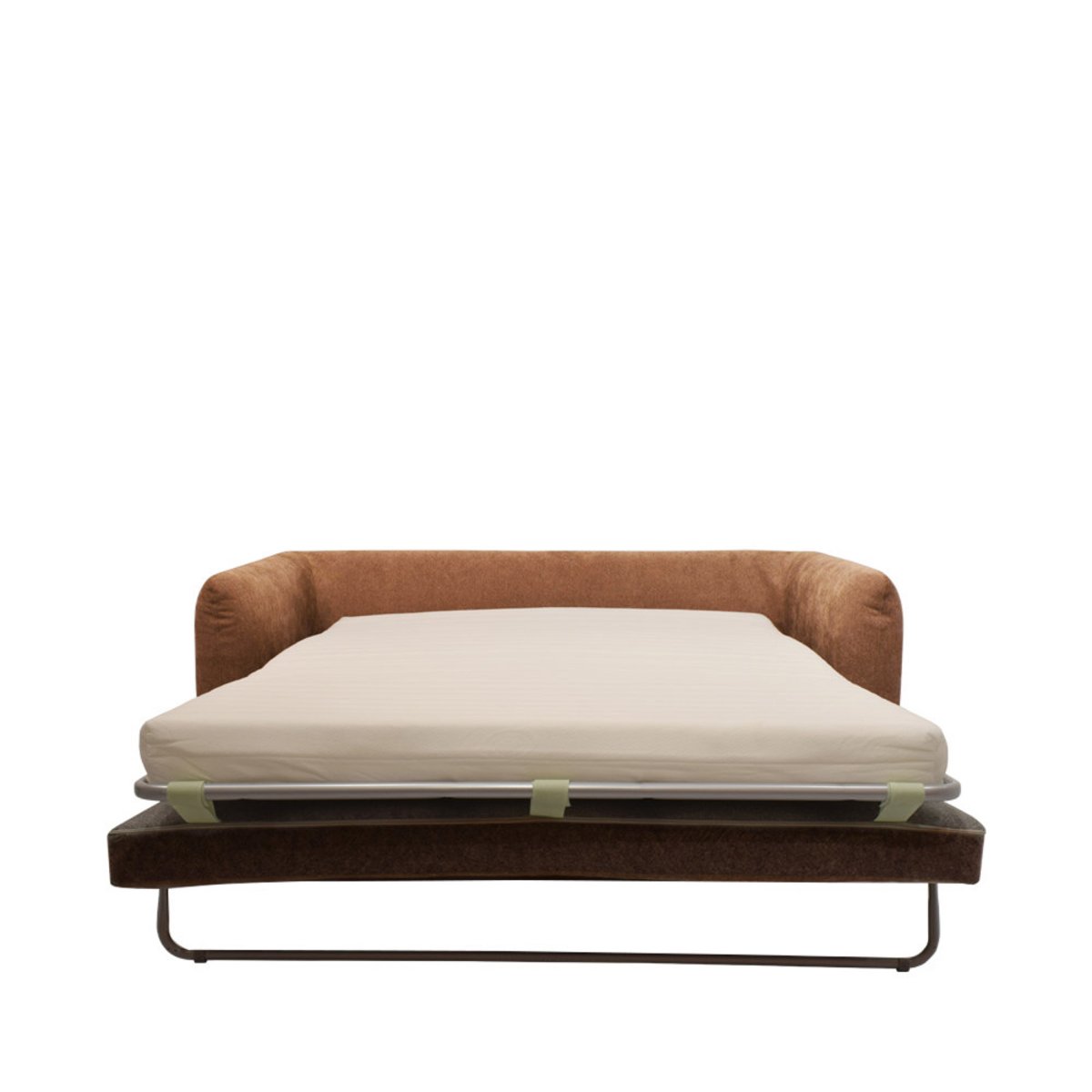 Canapé convertible 2,5 places en tissu- WIAME terracotta, DRAWER