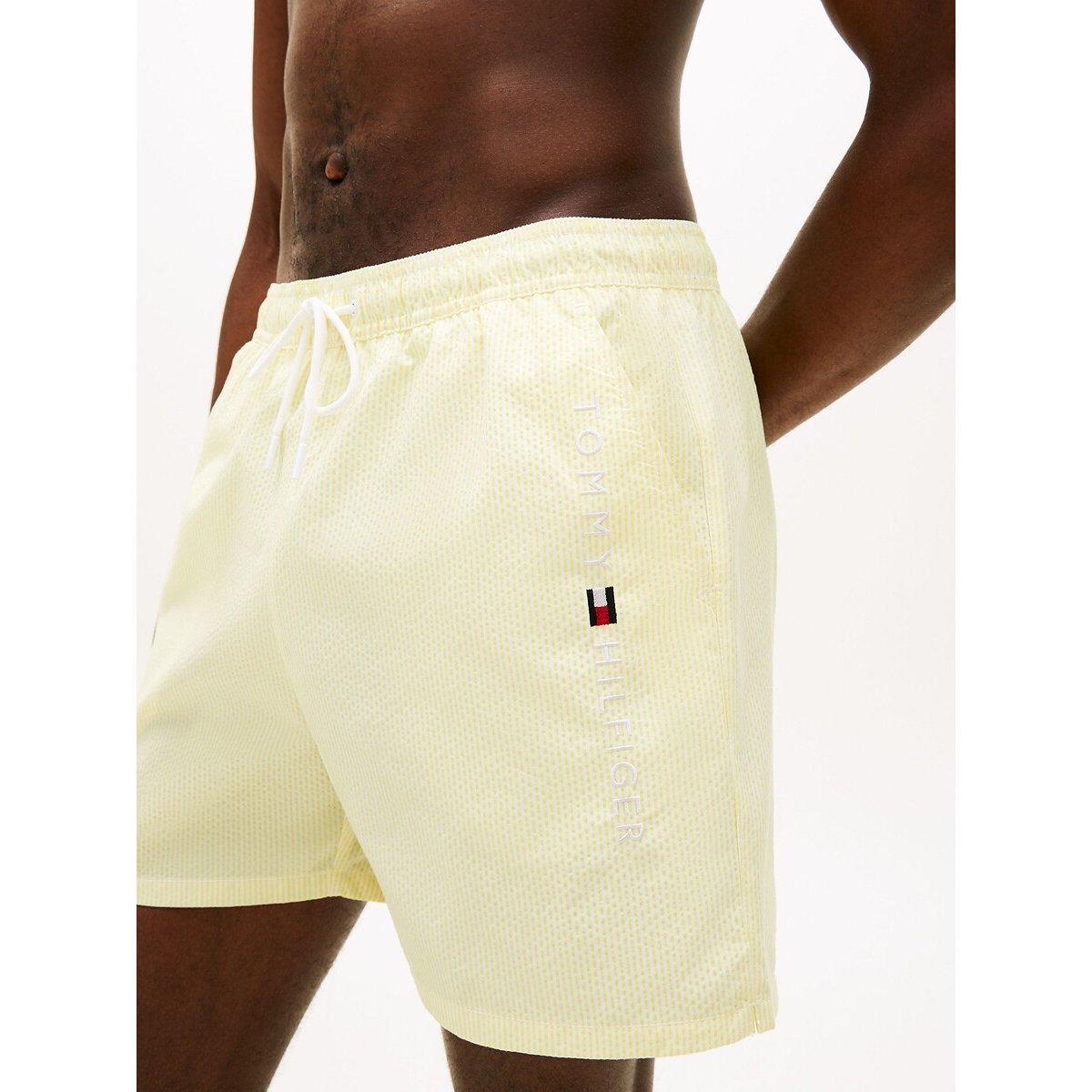 Original Pocket Board Shorts yellow striped, TOMMY HILFIGER