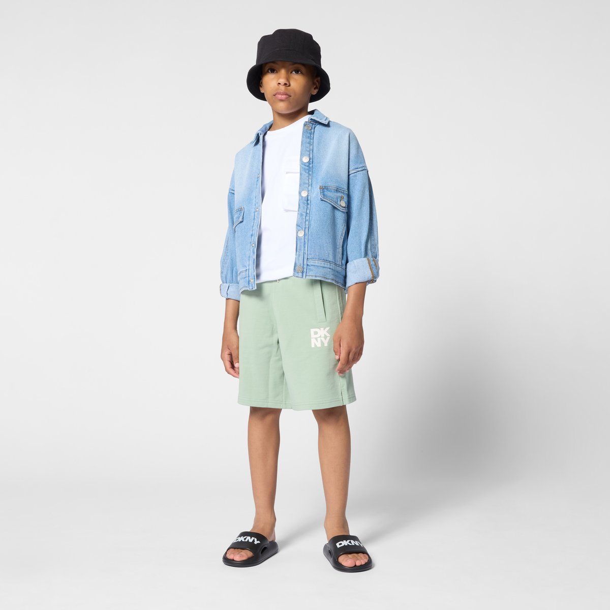 Tee-shirt manches courtes blanc, DKNY