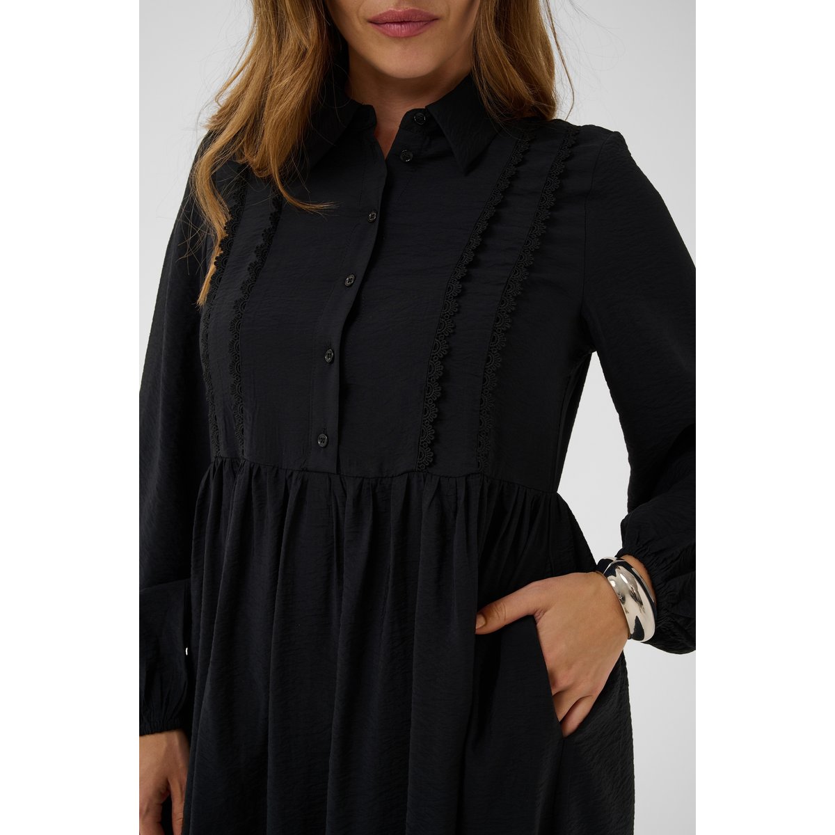 Robe noir black deep, KAFFE