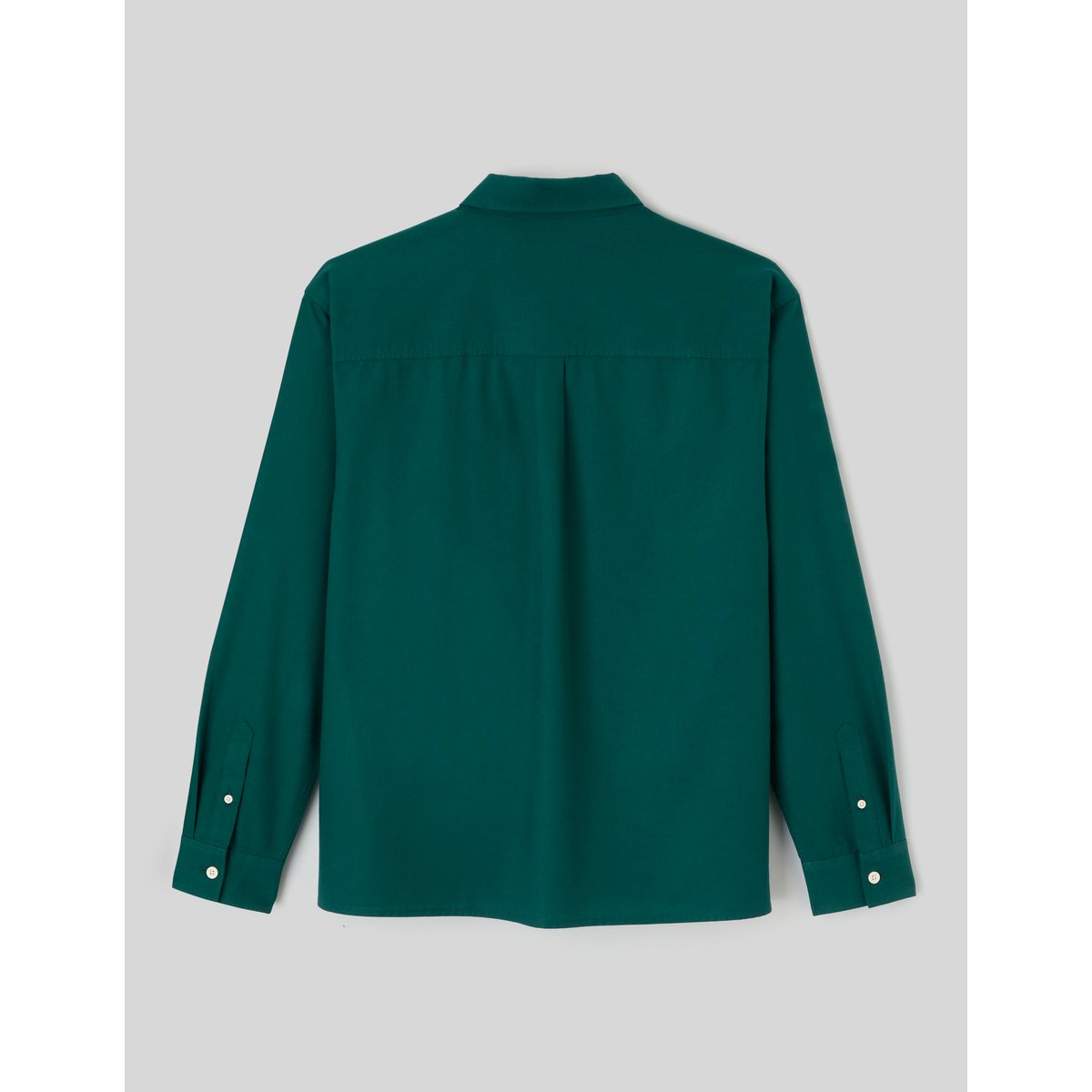 Chemise oxford unie vert, BZB