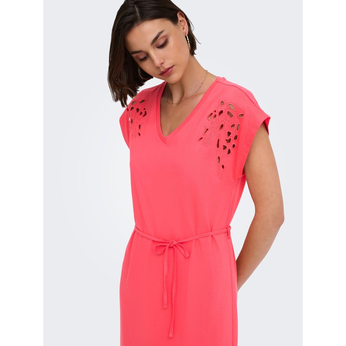 Robe rose - calypso coral 1, JDY