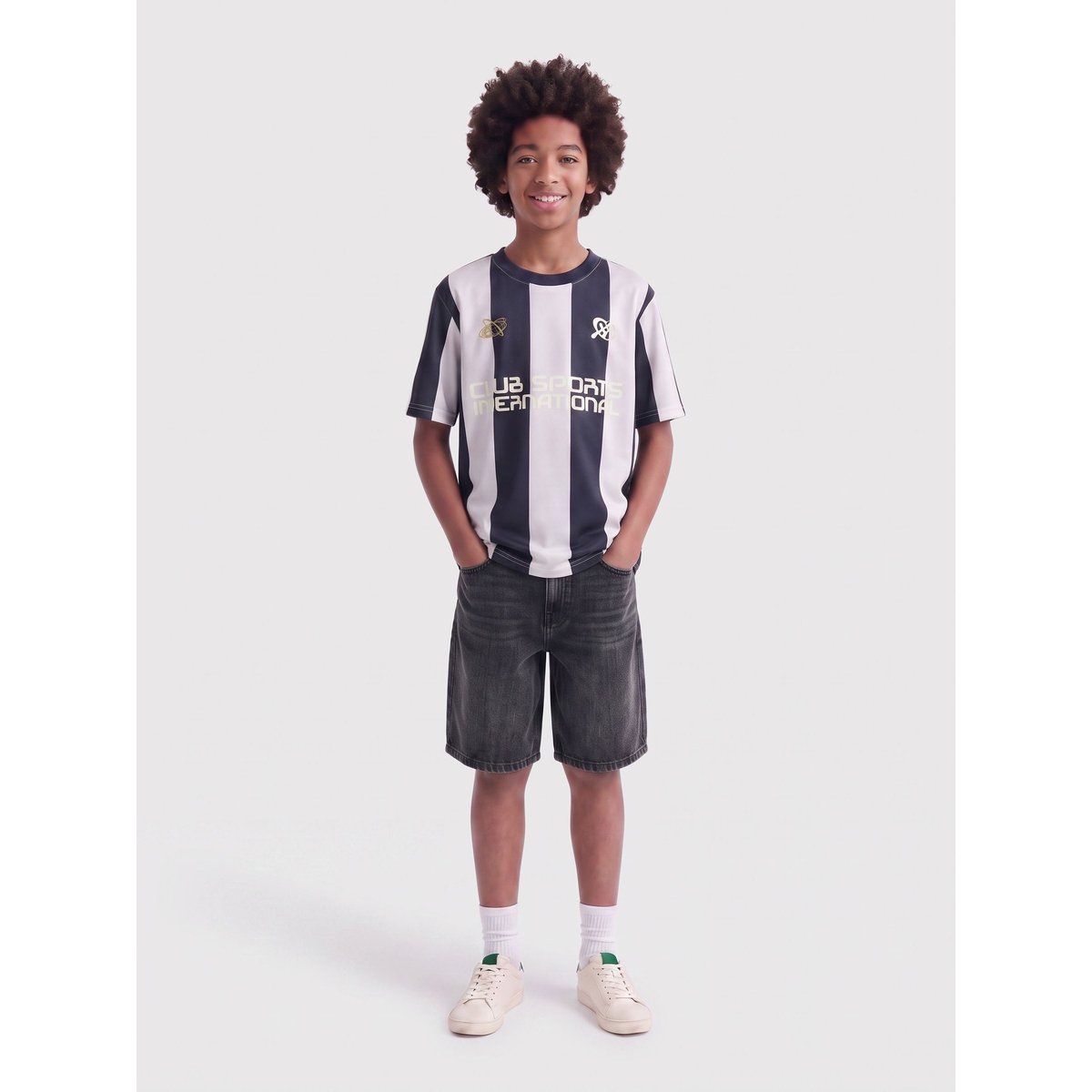 Short En Denim washed black, ONLY & SONS JUNIOR