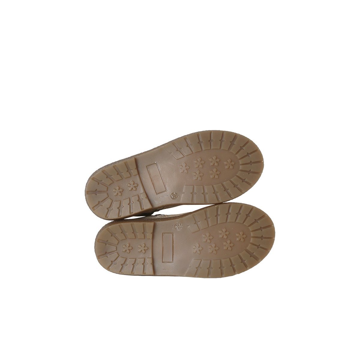 Boots en cuir zippées jaune d'or, VERTBAUDET