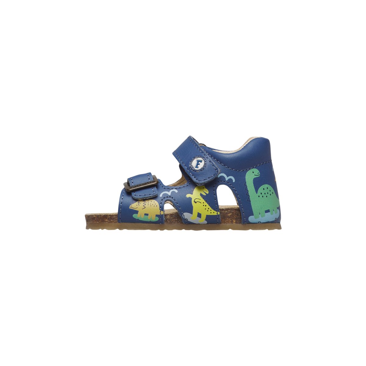 Sandales en cuir MANDIX bleu-, FALCOTTO
