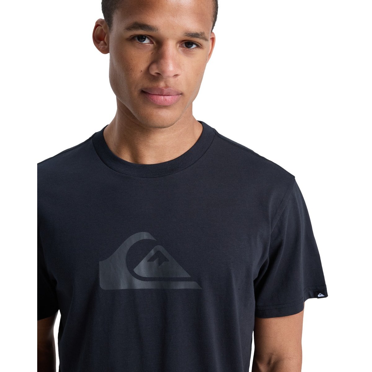 T-shirt manches courtes ev comp logo noir black, QUIKSILVER