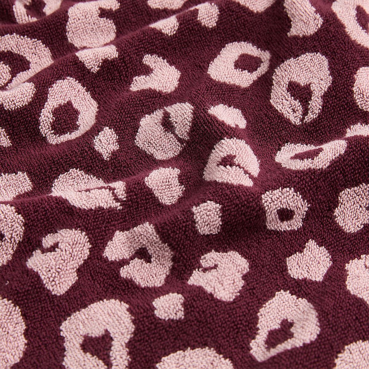 Maxi-Badetuch Zani leopard bordeauxrot, LA REDOUTE INTERIEURS