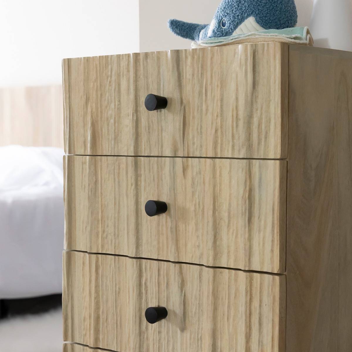 Chiffonnier en bois de manguier WALLY bois clair, MADE IN MEUBLES
