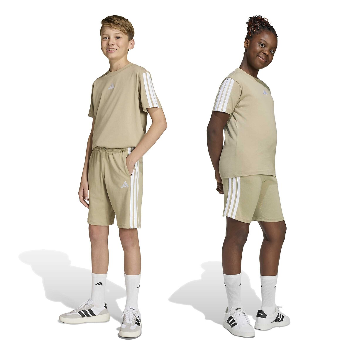 Short 7/8-15/16 ans beige, ADIDAS SPORTSWEAR