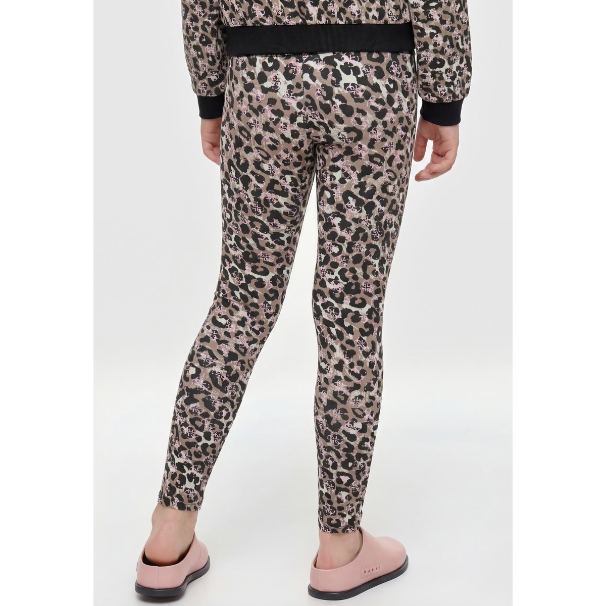 Leggings À Imprimé Animal rose animalier, GUESS KIDS