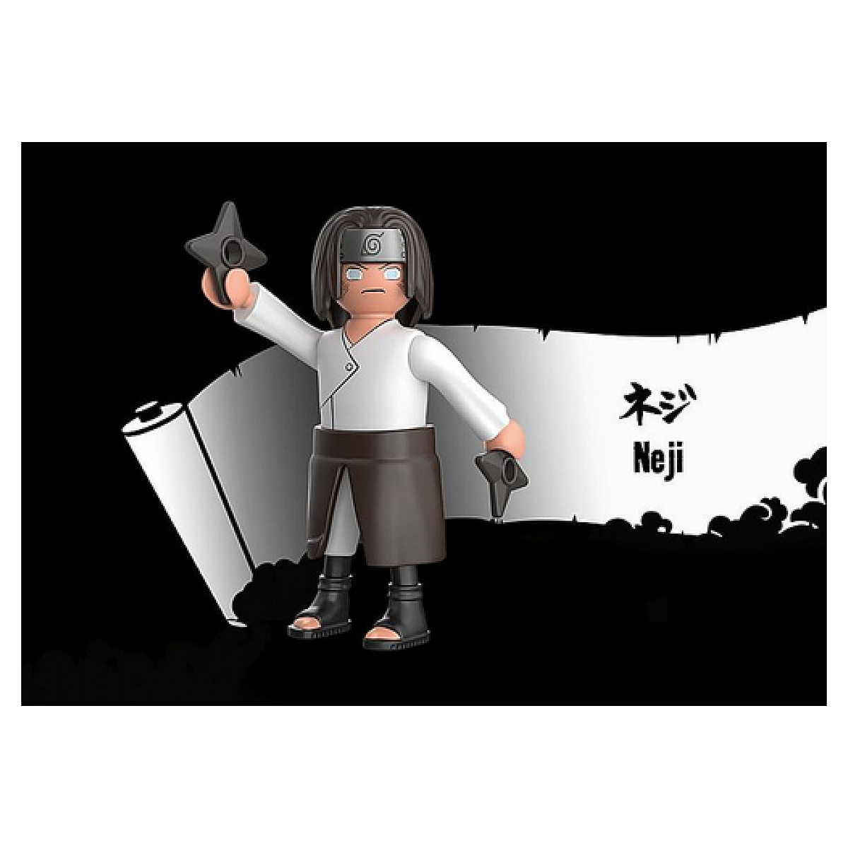71222 Personnage naruto Neji noir, PLAYMOBIL