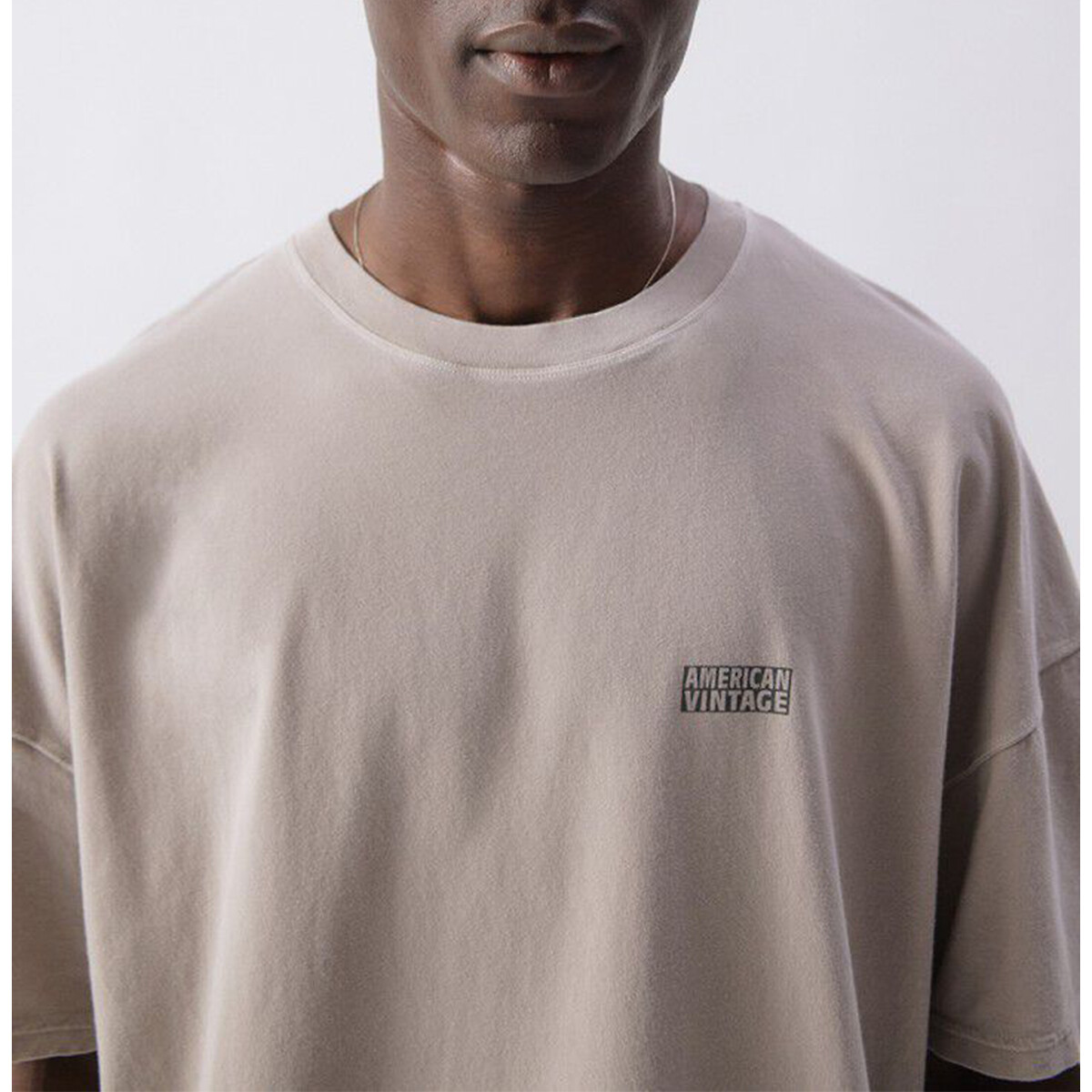 Pymaz Regular Fit Short Sleeve T-Shirt aged brown, AMERICAN VINTAGE