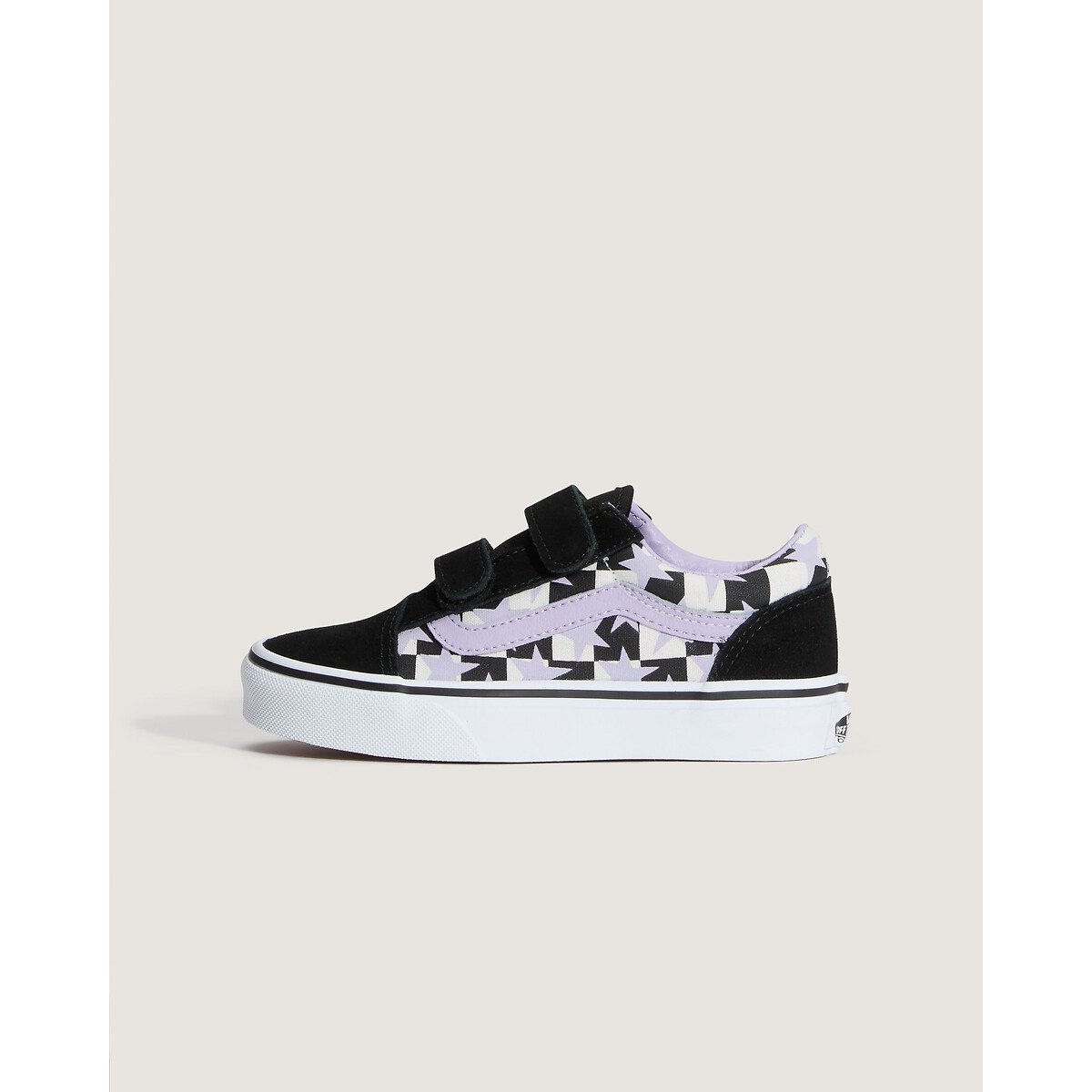 Baskets basses à scratch, UY OLD SKOOL V noir/violet/blanc, VANS