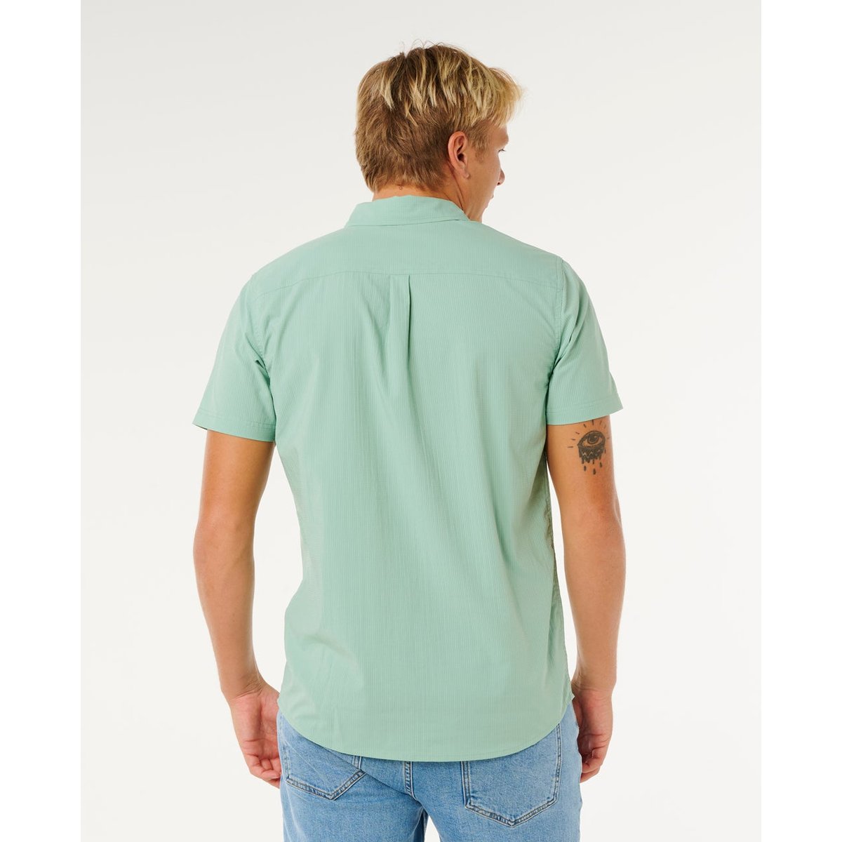 Chemise Classic SURF Tech à manches courtes aloe, RIP CURL
