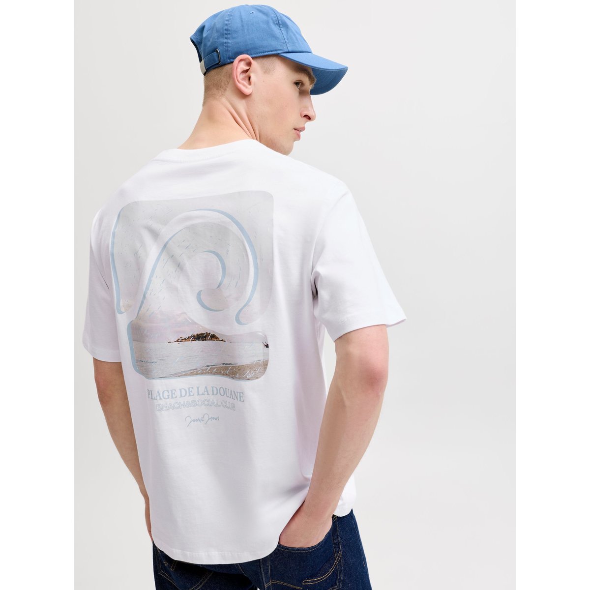 T-Shirt bright white 1, JACK & JONES