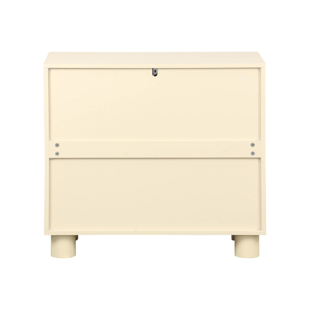 Buffet décor bois 2 portes réversibles 80cm PONDI beige, SWEEEK