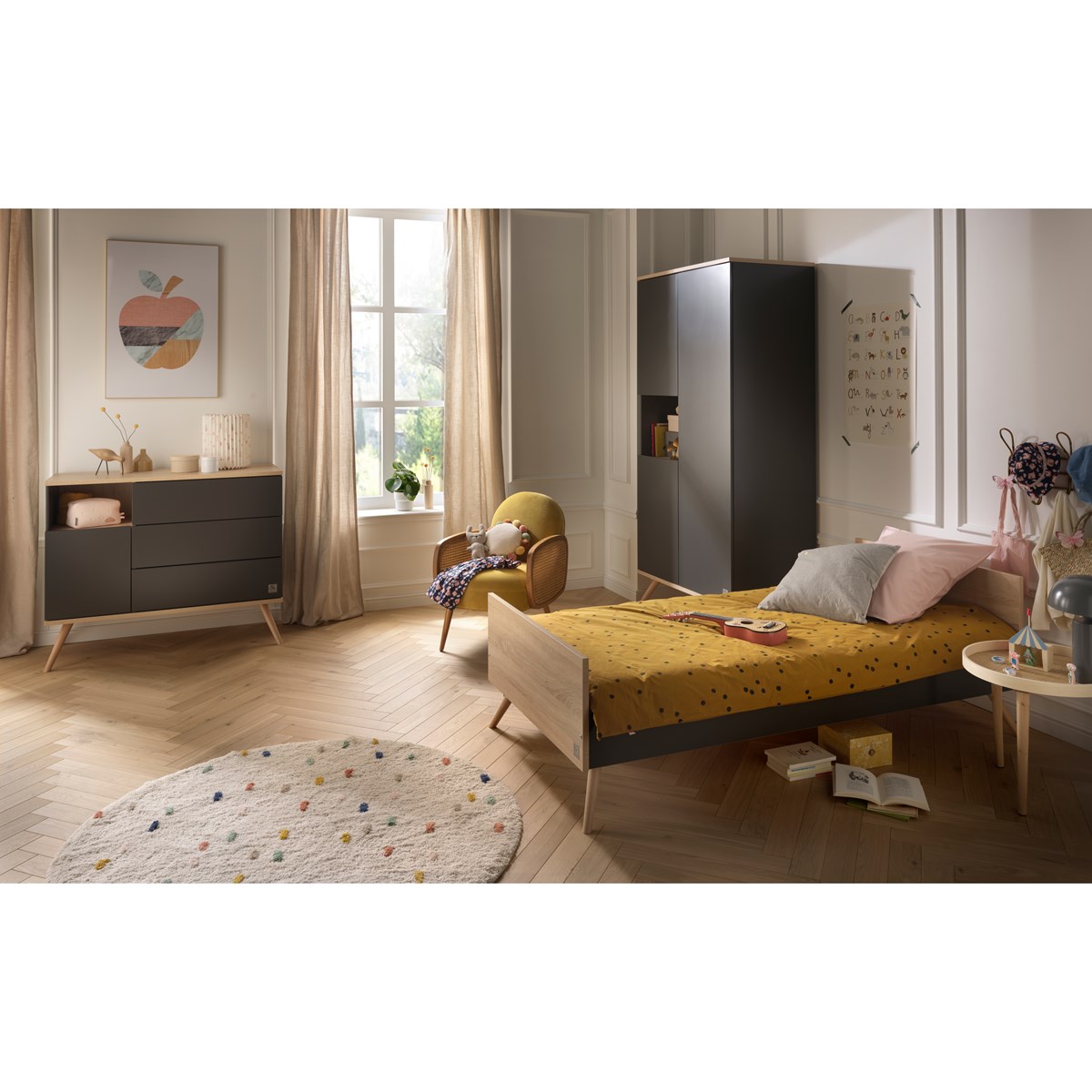 Lit junior gris, SAUTHON ORIGINAL