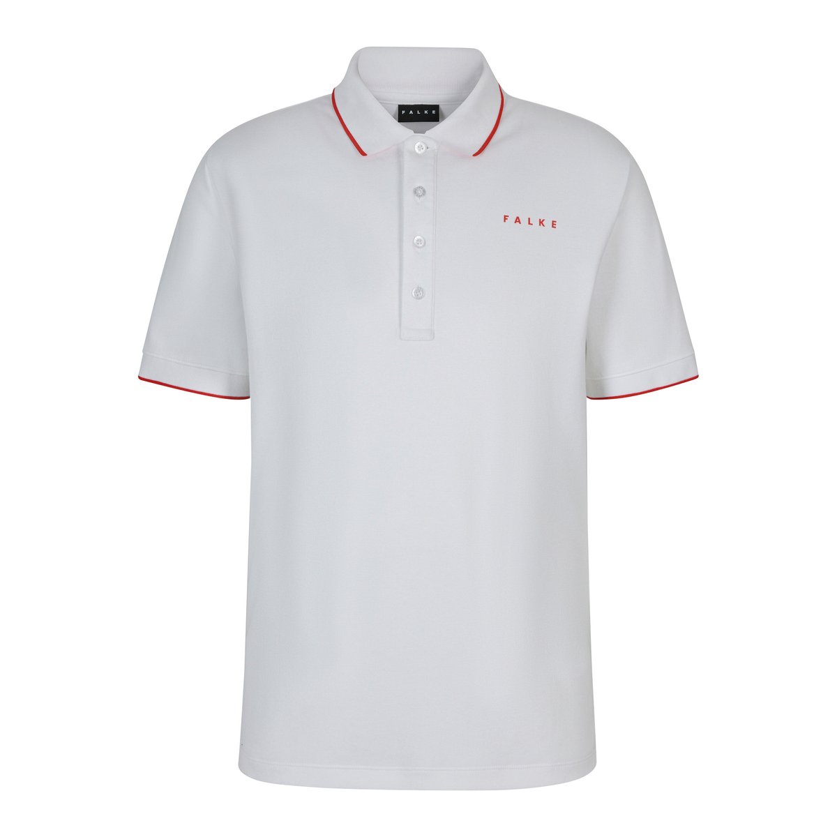 Polo shirt Cotton Modal blanc, FALKE