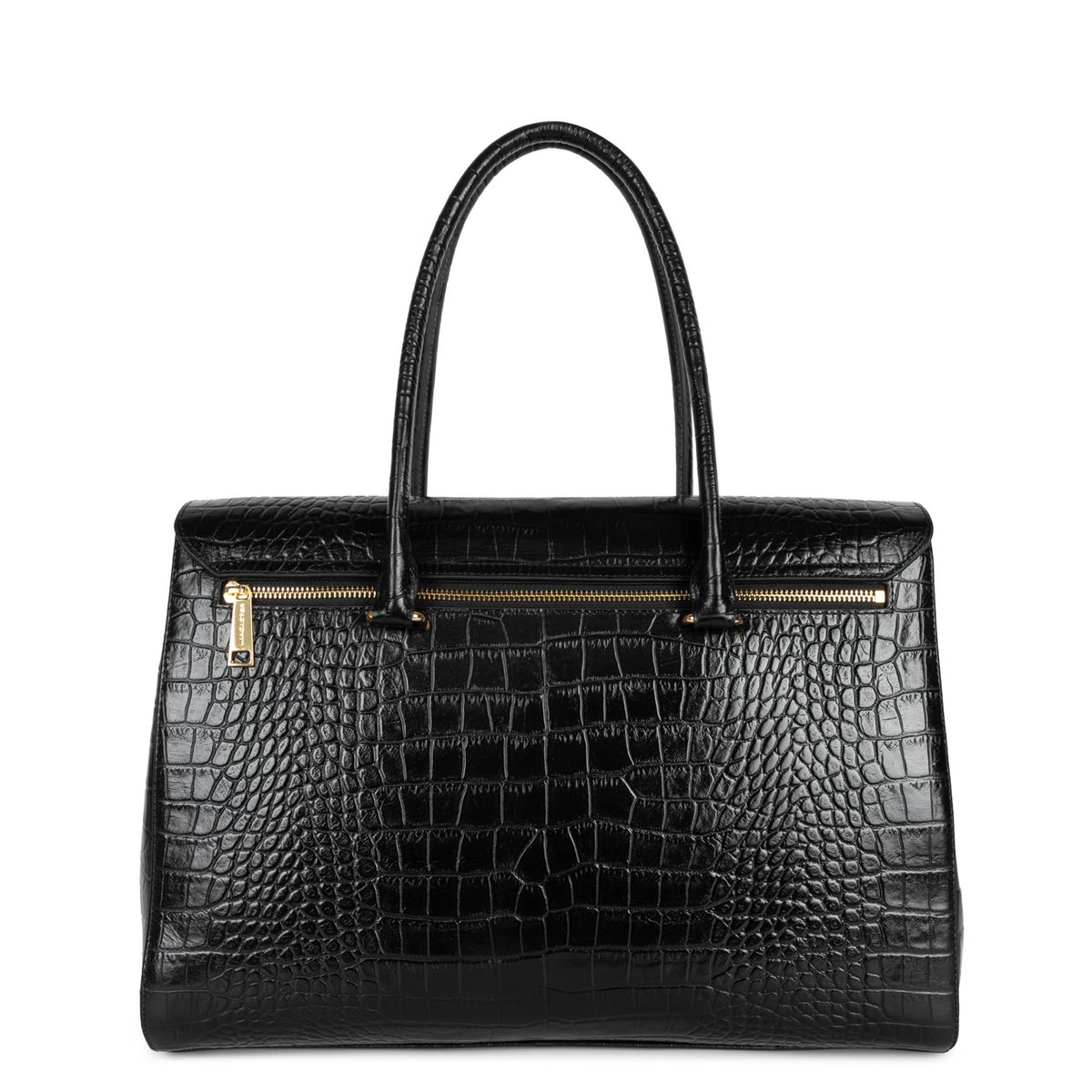 Très grand sac cabas épaule EXO noir, LANCASTER