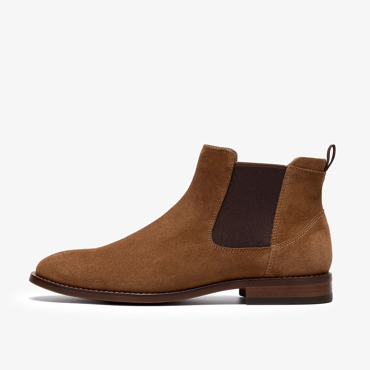 Bottines chelsea en cuir suède, BOWBURN TOP camel, CLARKS