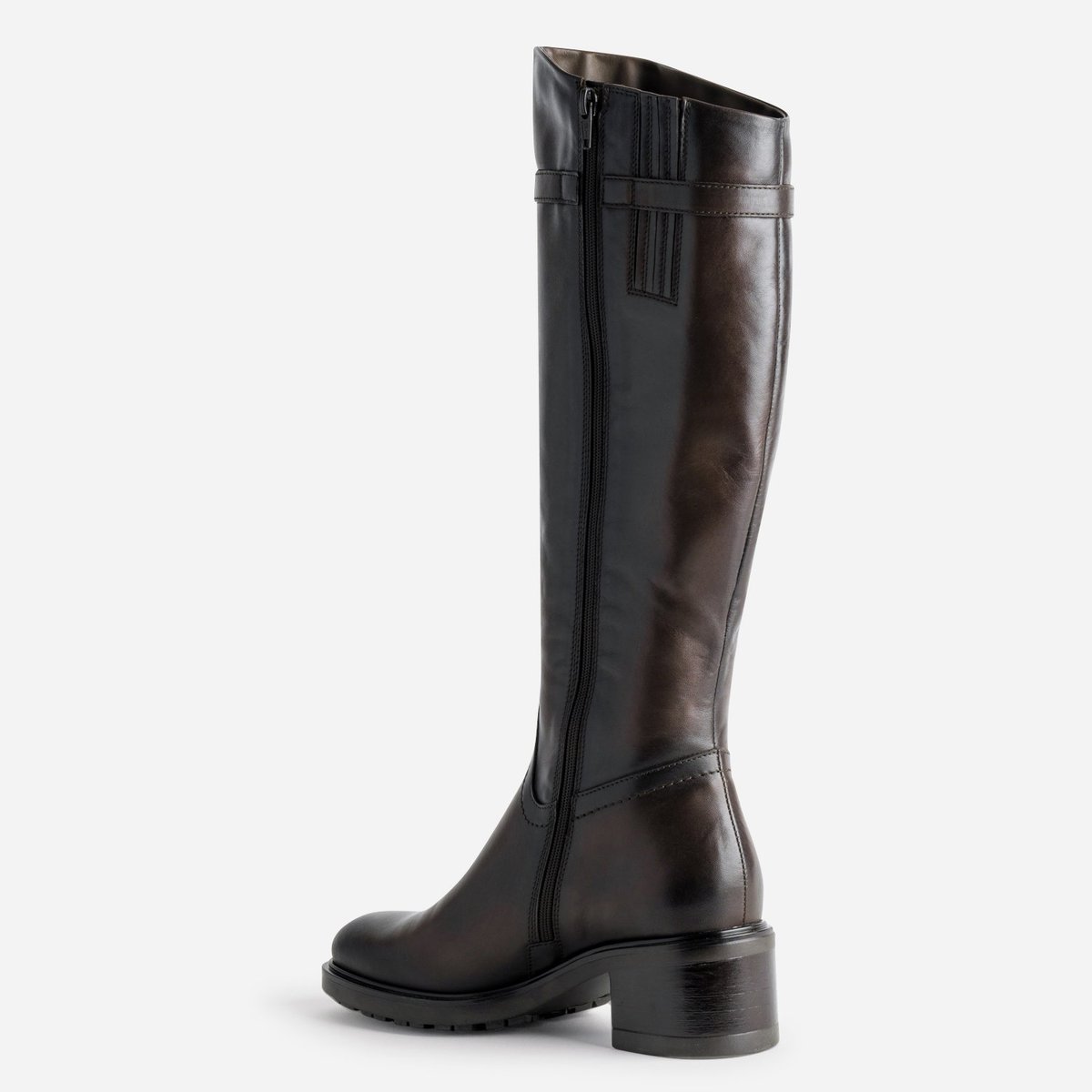 Botte À Talon en cuir MADY marron, ERAM
