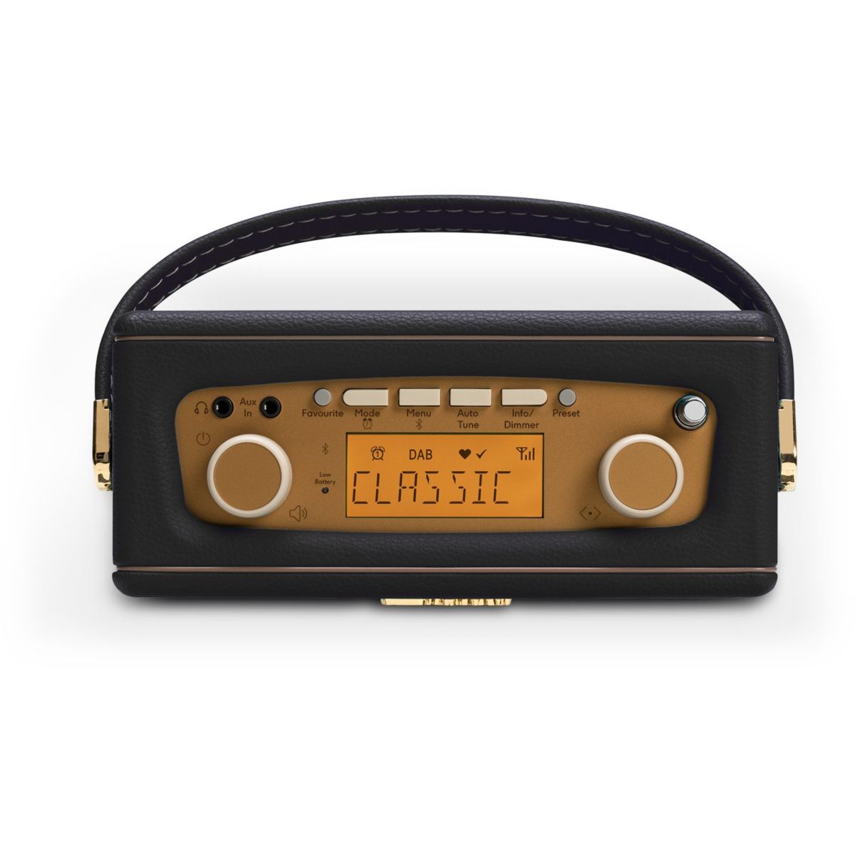 Radio DAB REVIVAL UNO BT NOIR couleur unique, ROBERTS