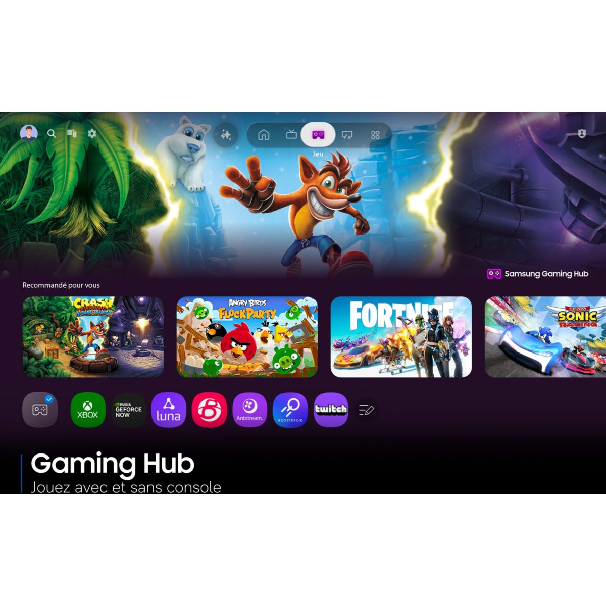 TV Mini LED TQ55QN74H (2026) 55" (138 cm) 4K - Smart TV, NeoQLED (contrastes intenses) couleur unique, SAMSUNG
