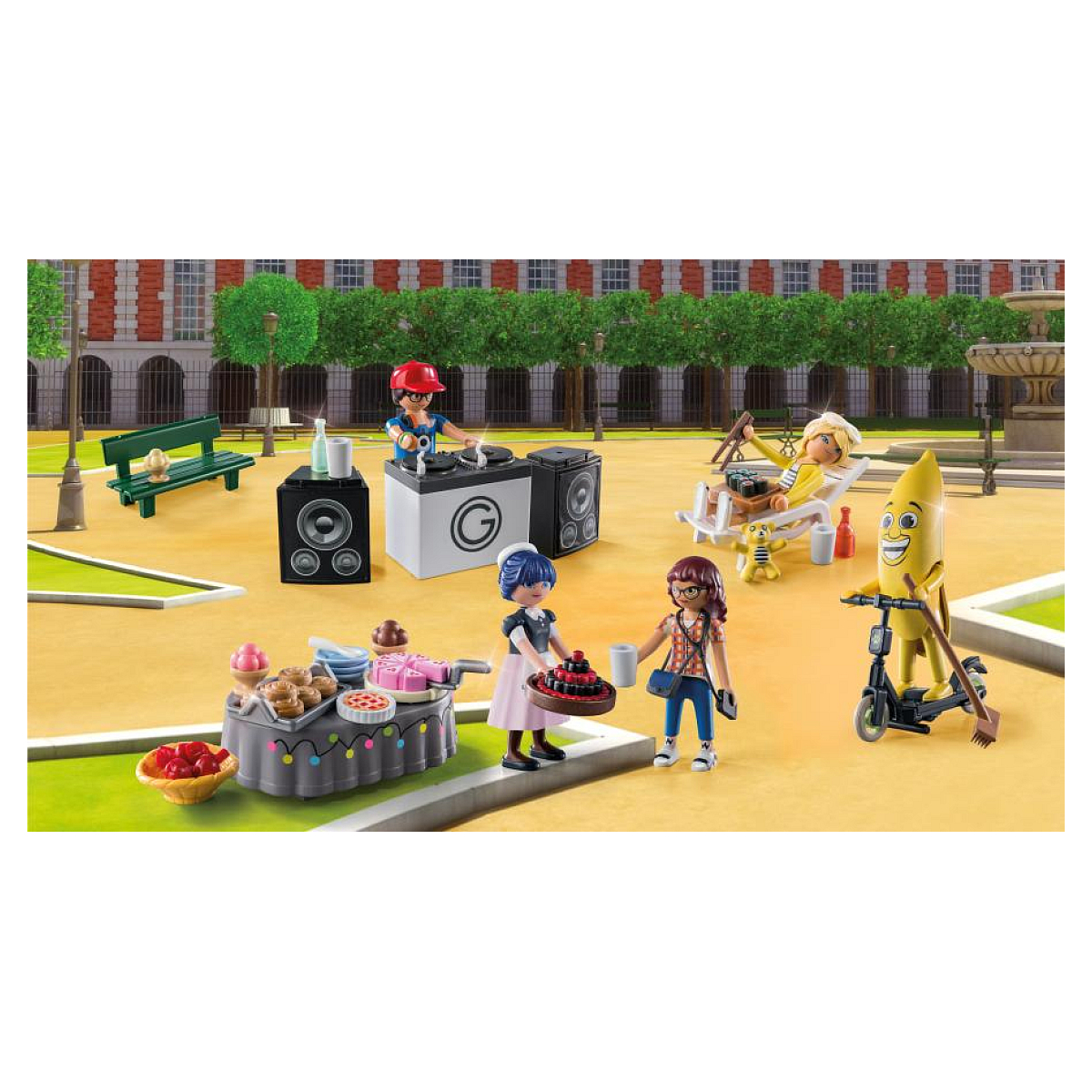 Calendrier de l'Avent Pique-nique à Paris multicolore, PLAYMOBIL