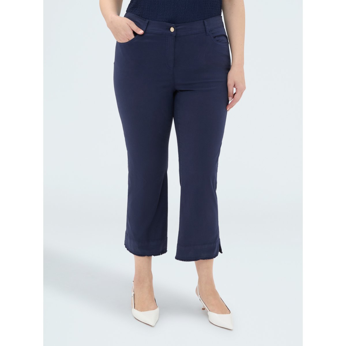 Pantalon Kick Flare bleu, FIORELLA RUBINO